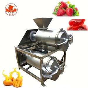 Máquina para hacer Pulpa de fruta de la Pasión, máquina para hacer mermelada de mango y manzana, máquina de procesamiento de pasta de tomate, Motor de acero inoxidable 304 alto - Product Image 1