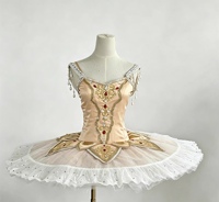 Tutu de ballet professionnel pour adulte avec broderie féerique classique, design pancake, costumes de scène pour filles