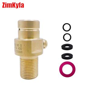 Válvula de conexión rápida compatible con el modelo DUO Terra Art, nueva herramienta neumática de repuesto para cilindros de soda, latón dorado - Product Image 2