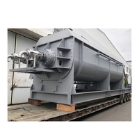 Sécheur à tambour rotatif à lames creuses JiaLi série QJ pour boues, en acier SUS316L, multi-chauffage, avec moteur puissant