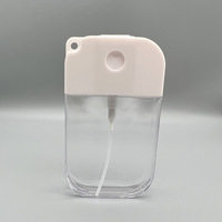 Nouveau design de pompe de bouteille de pulvérisateur de désinfectant de parfum de carte de PE en plastique 30ml 40ml 45ml 50ml capacité crème de sérigraphie eau liquide
