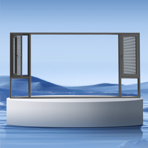 Panique achat contrôle des insectes Invisible insonorisé peu encombrant personnalisable alliage d'aluminium fixe fenêtres en acier inoxydable - Product Image 4