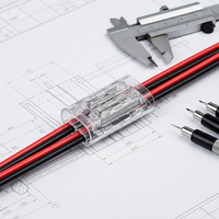 Kit de Conectores para Baterías Automotrices, Conexiones de Cableado a Presión, Terminales de Empalme Rápido para Luces de Puerta de Audi, Cableado para Proyectores LED