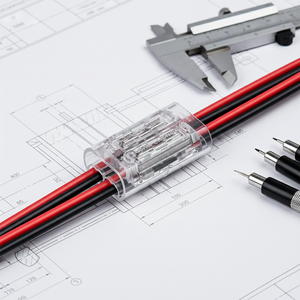 Automotive-Batterieanschluss-Set Crimpverbindungen Kabelanschlüsse Audi-Türbeleuchtung Schnellverbindungs-Klemmen LED-Projektor-Verkabelung - Product Image 1