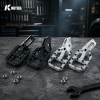 Repose-pieds pour moto électrique tout-terrain, OEM, aluminium CNC, compatible avec Sur-Ron Ultra Bee 62MM, bleu brûlé, logo laser personnalisé gratuit