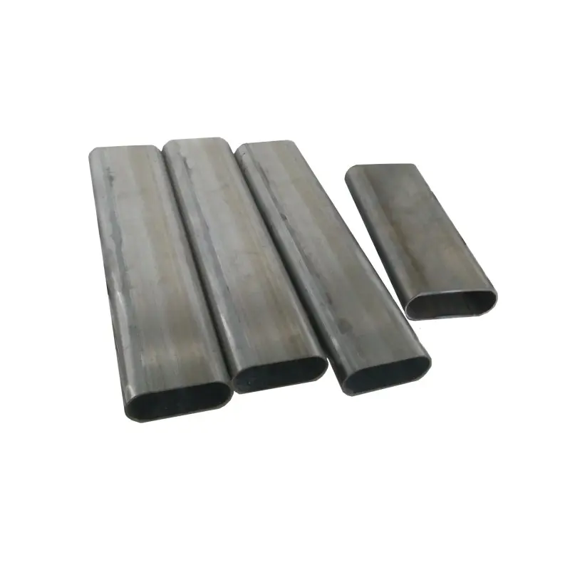 Q195 Q235 pre galvanized iron tube oval shaped carbon steel pipe for furniture greenhouse