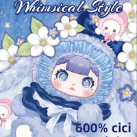 600% Creative Series Plush Art Toy Blind Box Limited Edition Figure Doll Desktop Ornament Trendy Gift Wholesale Maternity
