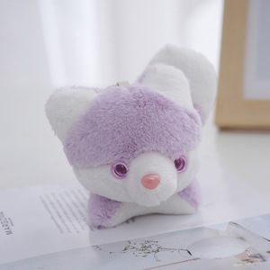 Con Chó Nhỏ búp bê Keychain dễ thương Con Chó Nhỏ búp bê sang trọng Đồ chơi Keychain Keyring Mặt dây chuyền Túi Chìa Khóa Xe chủ cho búp bê máy - Product Image 5