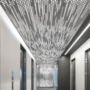 Panneaux de passerelle en métal perforé à trous ronds en relief - Product Image 1