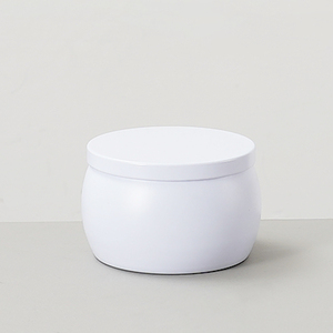 Tùy chỉnh màu Trắng hộp thiếc nến <span class=keywords><strong>tin</strong></span> container hương liệu bao bì kim loại <span class=keywords><strong>tin</strong></span> với nắp trang trí nến rỗng tins bán buôn - Product Image 4