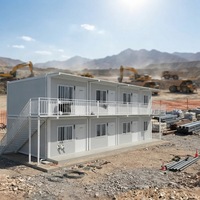 Casa Contenedor Plegable Práctica de 20 pies, Casa Contenedor Modular Plegable, Casa Prefabricada Portátil para Dormitorio de Trabajadores Agrícolas