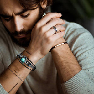 Pulseras de Cuero Trenzado con Cuerda Encerada de los 12 <span class=keywords><strong>Signos</strong></span> del Zodiaco, Estilo Vintage, con Forma de Mariposa, Pulsera de la Amistad - Product Image 4