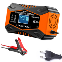 TEISI ML442-EU 12V-6A/24V-12A chargeur de batterie de voiture portable compact sans fil écran de charge affichage montage universel 1 an