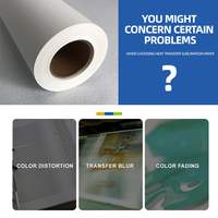 Papier de sublimation numérique à séchage rapide, papier de sublimation en rouleau 100g