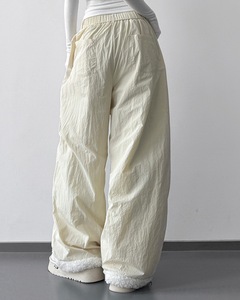 <strong>Women's</strong> Wide Leg <strong>Cargo</strong> Pants with Half Elastic Waist, Winter Casual <strong>Trousers</strong> for <strong>Tall</strong>, Wholesale Custom ZONA - Product Image 3