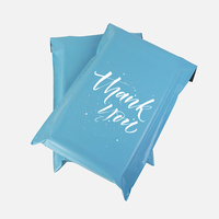 Benutzer definierte gedruckte Express Kurier wasserdichte Kunststoff Versand verpackung für Poly Mailer Taschen Griff 'Danke' Mailing Bag für Sho