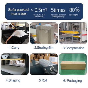 Sofá Seccional Modular Moderno de Tela, Sofás Comprimidos, Sofá <span class=keywords><strong>Cama</strong></span> Plegable, Juego de Sofás, Muebles de Jardín para el Hogar - Product Image 6