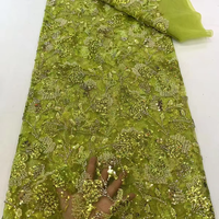 Robe de mariée de luxe en tulle brodé bleu clair, dentelle perlée, style Asie du Sud-Est, maille à paillettes brillantes, perles faites à la main pour filles