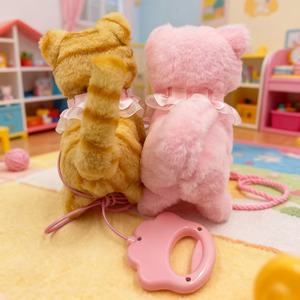 <span class=keywords><strong>Peluche</strong></span> eléctrico controlado por correa Gato simulado Juguete de <span class=keywords><strong>peluche</strong></span> eléctrico Regalo de <span class=keywords><strong>peluche</strong></span> para niños <span class=keywords><strong>Cuerda</strong></span> Gato Caminando LearnSpeaking Animal - Product Image 6