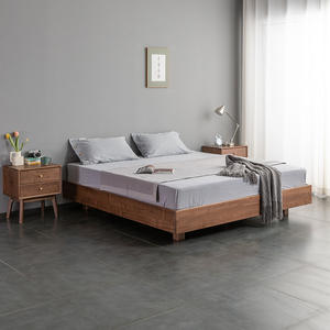 <span class=keywords><strong>Lit</strong></span> King Size Moderne en Chêne Personnalisé Kainice avec Rangement Cadre en Bois <span class=keywords><strong>Massif</strong></span> Haute Qualité - Product Image 2