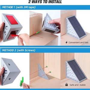 Factory Solar <b>LED</b> Stair <b>Light</b> with <b>Motion</b> <b>Sensor</b> Exterior Deck Lighting Dusk to Dawn Step Sidewark Solar Stair <b>Lights</b> Outdoor - Product Image 4