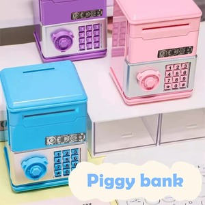 Tirelire électronique à code pour enfants, mini distributeur automatique de billets, boîte à monnaie sécurisée avec clavier numérique et musique, cadeau pour enfants - Product Image 2