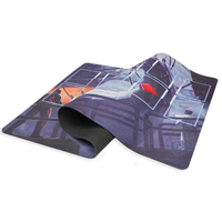 Tapis de souris pliable antidérapant et résistant à l'eau, motif dessin animé, base en caoutchouc, taille personnalisée, populaire pour la maison, le bureau et la salle de jeux