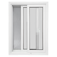 Fenêtre coulissante horizontale moderne PVC Upvc coupe-vent écran filet pour appartement ouverture horizontale fenêtres coulissantes