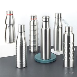 2023 OEM 304/201 Leichtes SINGLE WALL Wasserflaschen-Design Geschäfts idee für Radfahrer Läufer unisoliert - Product Image 6