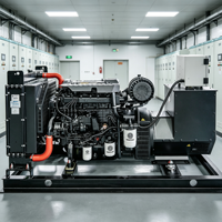 Groupe électrogène diesel silencieux 100 kW 125 kVA, puissance de pointe 400 V 50 Hz triphasé avec ATS (démarrage automatique) pour flottes de location en Belgique