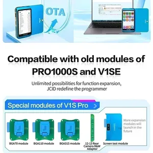เครื่องโปรแกรม JC V1S <span class=keywords><strong>PRO</strong></span> สำหรับซ่อมหน้าจอ <span class=keywords><strong>iPhone</strong></span> ระบบ True Tone, Face ID, แบตเตอรี่, การสั่นสะเทือน, ภาพถ่าย, สีเดิม, ระบบสัมผัส - Product Image 5