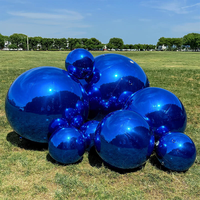 Globo Espejo Inflable Gigante de PVC para Exteriores, Fácil de Instalar, Decoraciones de Navidad y Año Nuevo, Resistente al Agua y a la Intemperie