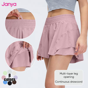 Pantalones Cortos Deportivos Janya con Logotipo Personalizado, Bolsillo Oculto, Ligeros, Transpirables, de Cintura Alta, de Secado Rápido <span class=keywords><strong>para</strong></span> Mujer - Product Image 3