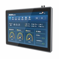 15 15,6 17 18,5 19 21,5 21,6 23,6 inch industriële all-in-one touchscreen pc, zilveren behuizing, ingebouwde installatie, volledig afgeschermd