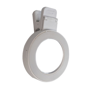 Fotografía de teléfono móvil Transmisión en vivo Belleza Luz de relleno Portátil Mini <span class=keywords><strong>Moonlight</strong></span> Espejo Circular LED Luz de bolsillo con clip - Product Image 2