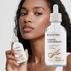 OEM ODM Extracto de arroz Suero hidratante 30ml Hidratante intenso Iluminador Piel seca Arroz Blanqueamiento Pecas Suero facial - Product Image 5