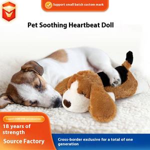 Heart Beat Anti Ansiedad Antiestrés Mascota Perro Stress Reliever Snuggle Cachorro Heartbeat Juguete de peluche - Product Image 4