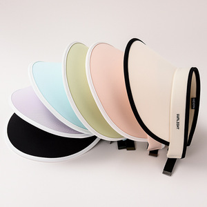 Bán buôn Gấp Có Thể rỗng bãi biển mặt trời bảo vệ lớn vành băng lụa Visor hat - Product Image 2