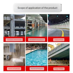 Pintura Impermeable de Goma Roja Moderna, Membrana Líquida Acrílica para Acero, para Paredes, Duchas, Sótanos, Techos y Revestimientos Exteriores - Product Image 6