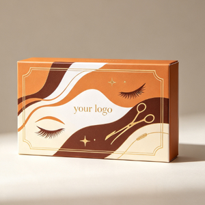 Boîte d'emballage de maquillage en carton blanc écologique FX, fermeture magnétique, pliable, structure personnalisée, gaufrage, impression UV - Product Image 1