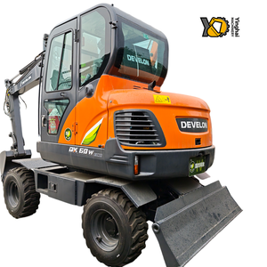 Excavadora Compacta DEVELON de Alto Rendimiento de 6 Toneladas: Excavadora de Ruedas DEVELON DX60W Original en Venta a Bajo Precio - Product Image 3