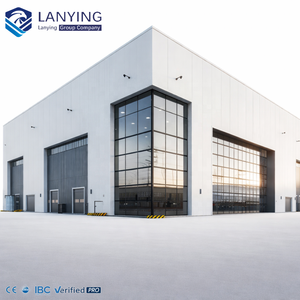 Entrepôt logistique préfabriqué en acier économique, atelier, bâtiment industriel et commercial, résistance au vent de 121+ mph, 20+ - Product Image 2