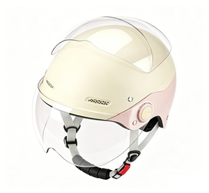 Casco de Motocicleta para Adultos, Diseño de Dos Tonos con Acabado Mate, Material ABS Ligero, Aplicación para Juegos, Cinta Mágica Ajustable, Talla 5 <span class=keywords><strong>YT</strong></span> - Product Image 4