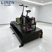 Banco de pruebas de rueda para bicicletas eléctricas con sensor de presión de alta precisión para detección de parámetros de carga en cuadros de vehículos de dos ruedas