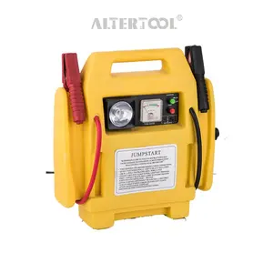 Altertool12V12AHカーバッテリージャンプスターター定電流充電緊急カースターターメインスイッチなしのエアコンプレッサー付き