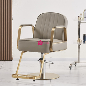 Silla de Barbero Hidráulica Retro al por Mayor de Yicheng Beauty, Silla de Estilo Medio Oriente Negra para Salón de Belleza - Product Image 3