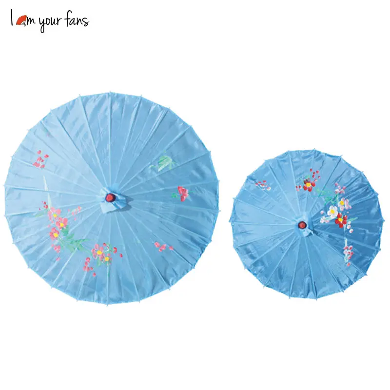 [I AM YOUR FANS ]DIA60CM DIA80CM бамбуковая рамка из ткани, дешевый декоративный зонт для свадебной вечеринки, китайский зонт