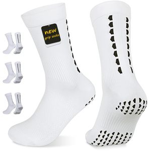 Chaussettes de sport antidérapantes à logo personnalisé pour le football, chaussettes de compression respirantes pour arbitre, chaussettes de cyclisme à séchage rapide pour le football - Product Image 1