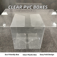 Caja de embalaje de PVC de gran oferta de fábrica, caja de PET personalizada, embalaje de plástico, regalo transparente, caja de PVC de juguete cosmético