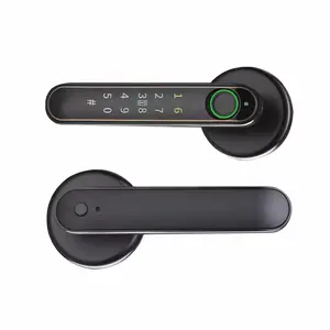 Mtoph 2024 Fingerprint Keyless Seadbolt Smart Door Lock Knob Digital Bedroom Door Lock